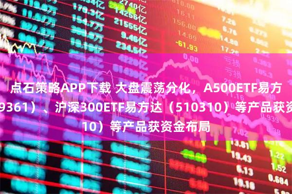 点石策略APP下载 大盘震荡分化，A500ETF易方达（159361）、沪深300ETF易方达（510310）等产品获资金布局